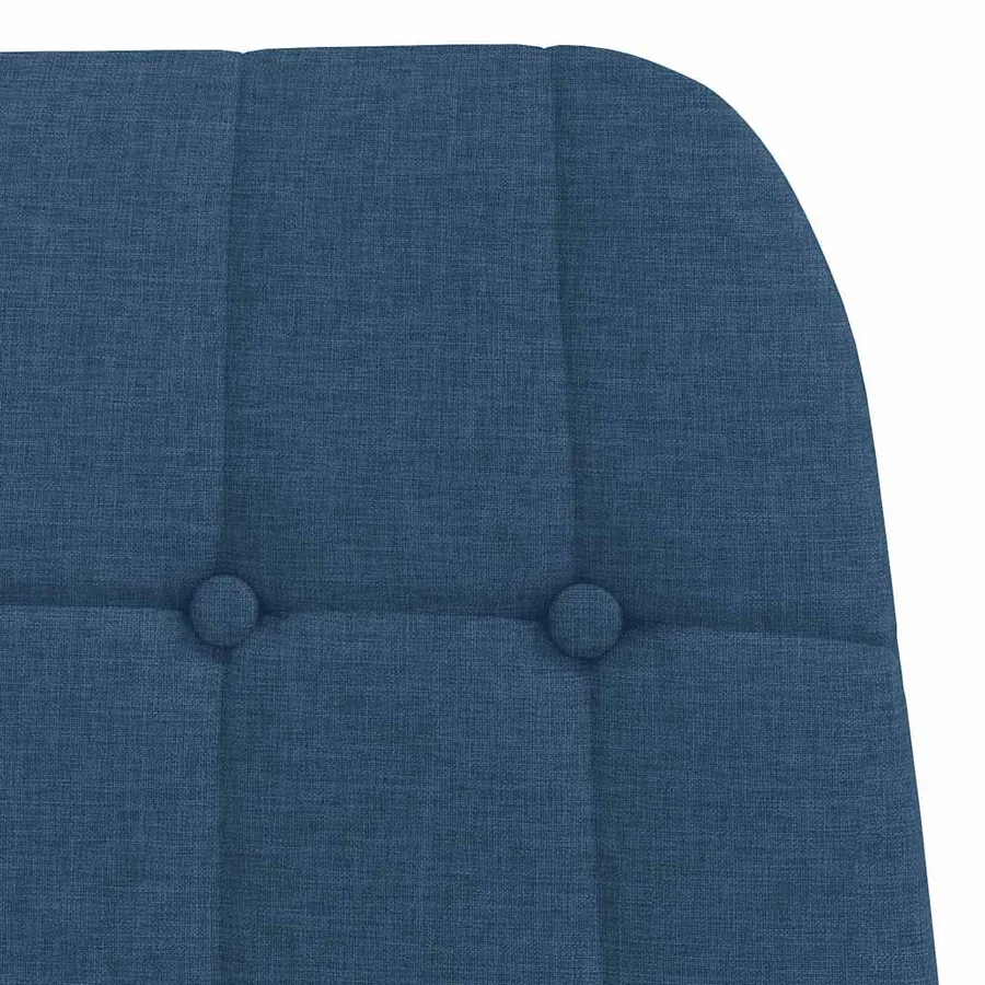 Fauteuil relaxant en tissu bleu - 6