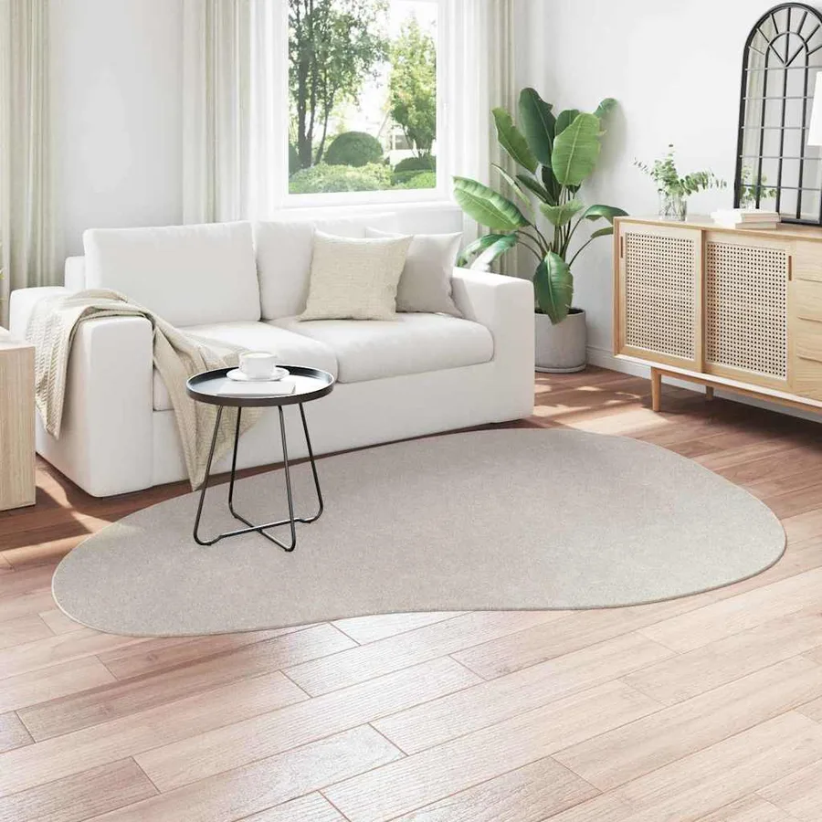 Tapis de surface HUARTE Couleur sable 160 x 230 cm Polyester - 3