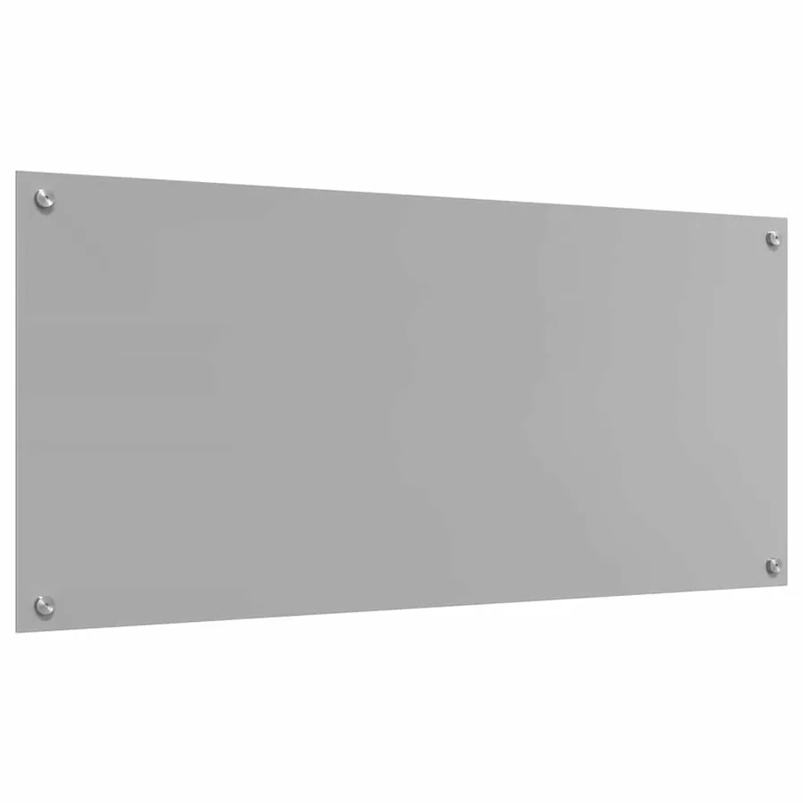Crédence de cuisine Gris clair 110 x 50 cm verre trempé - 6