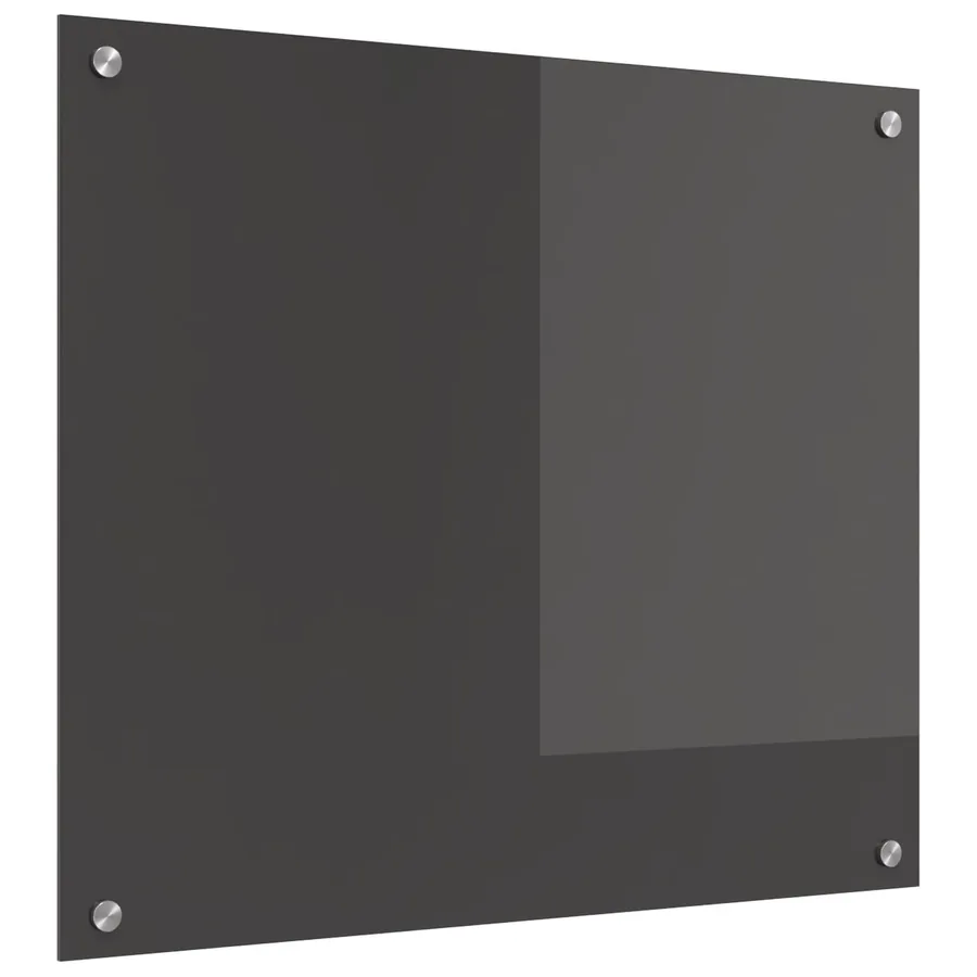 Crédence de cuisine Gris foncé 70 x 60 cm verre trempé