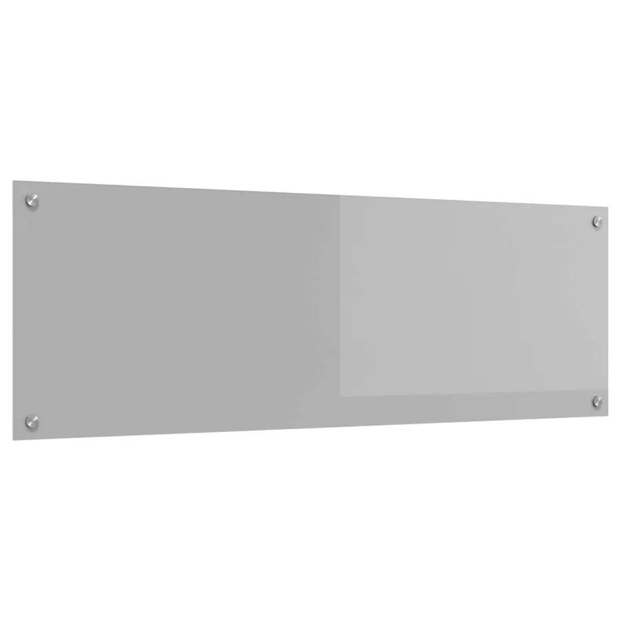 Crédence de cuisine Gris clair 120 x 40 cm verre trempé