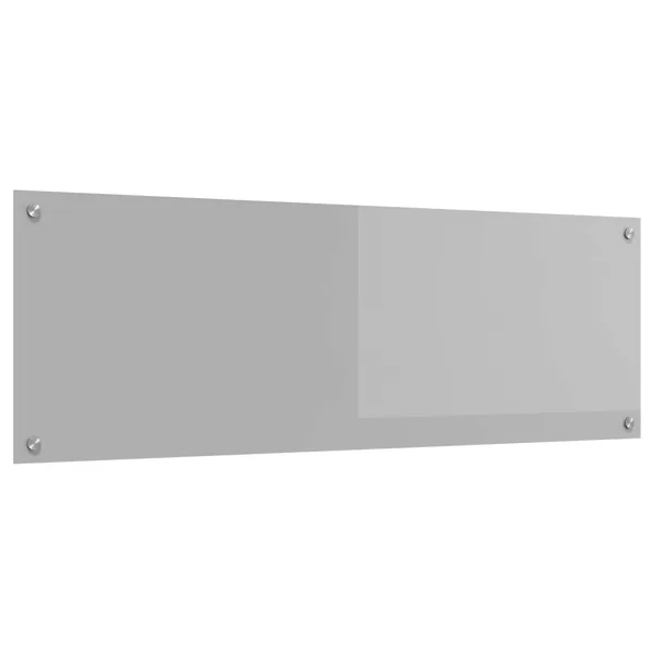 Crédence de cuisine Gris clair 120 x 40 cm verre trempé
