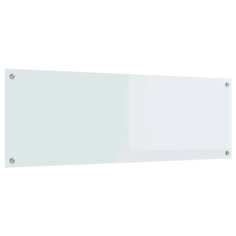 Crédence de cuisine Blanc 120 x 40 cm verre trempé - 2