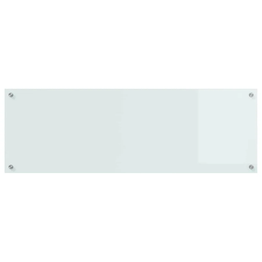 Crédence de cuisine Blanc 120 x 40 cm verre trempé - 4