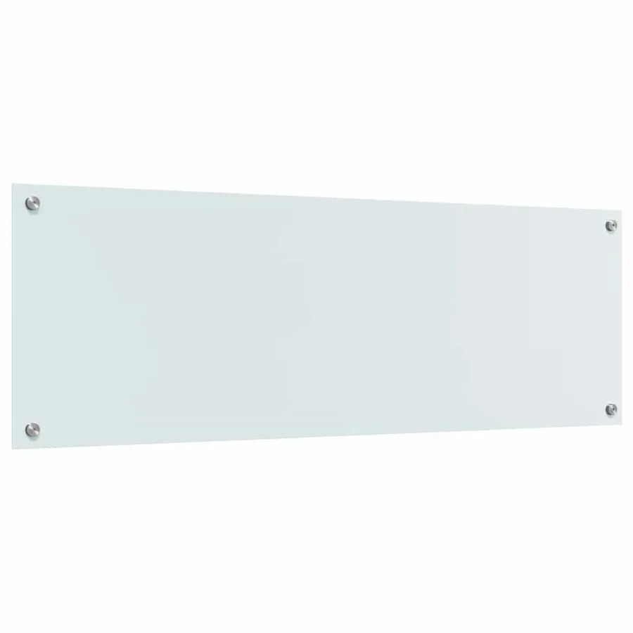 Crédence de cuisine Blanc 120 x 40 cm verre trempé - 6