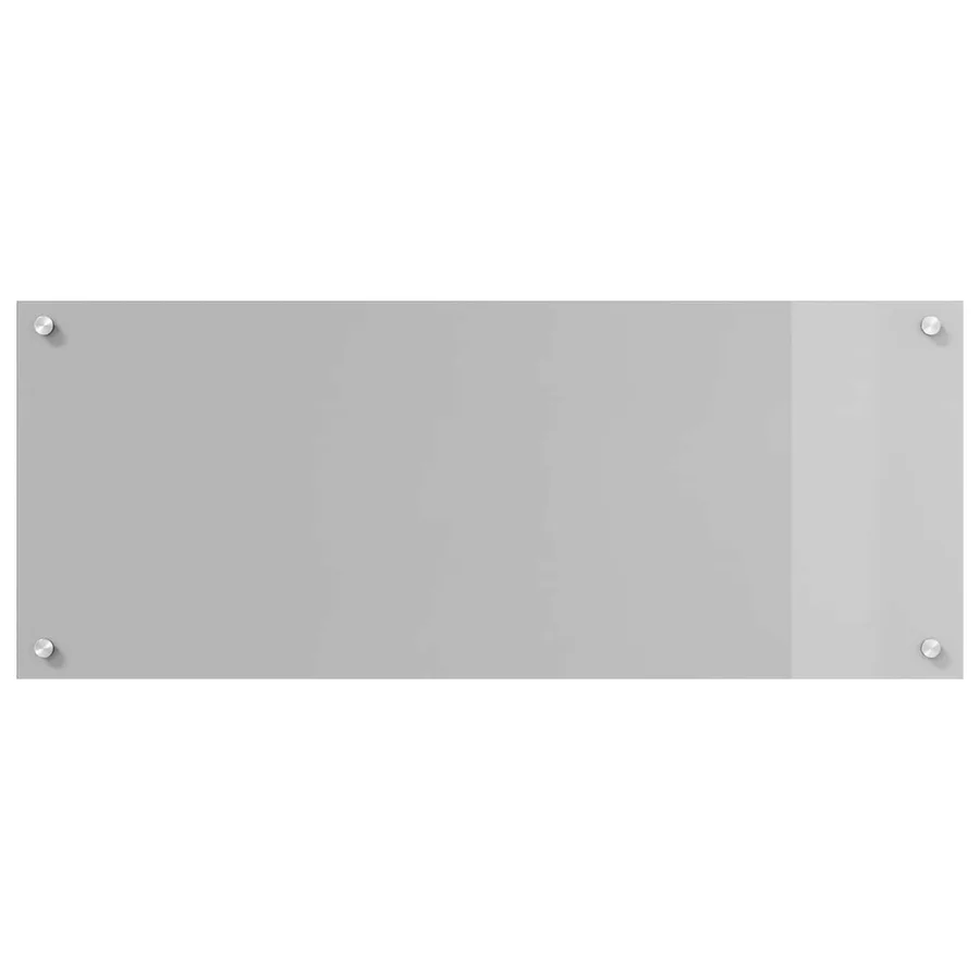 Crédence de cuisine Gris clair 100 x 40 cm verre trempé - 2
