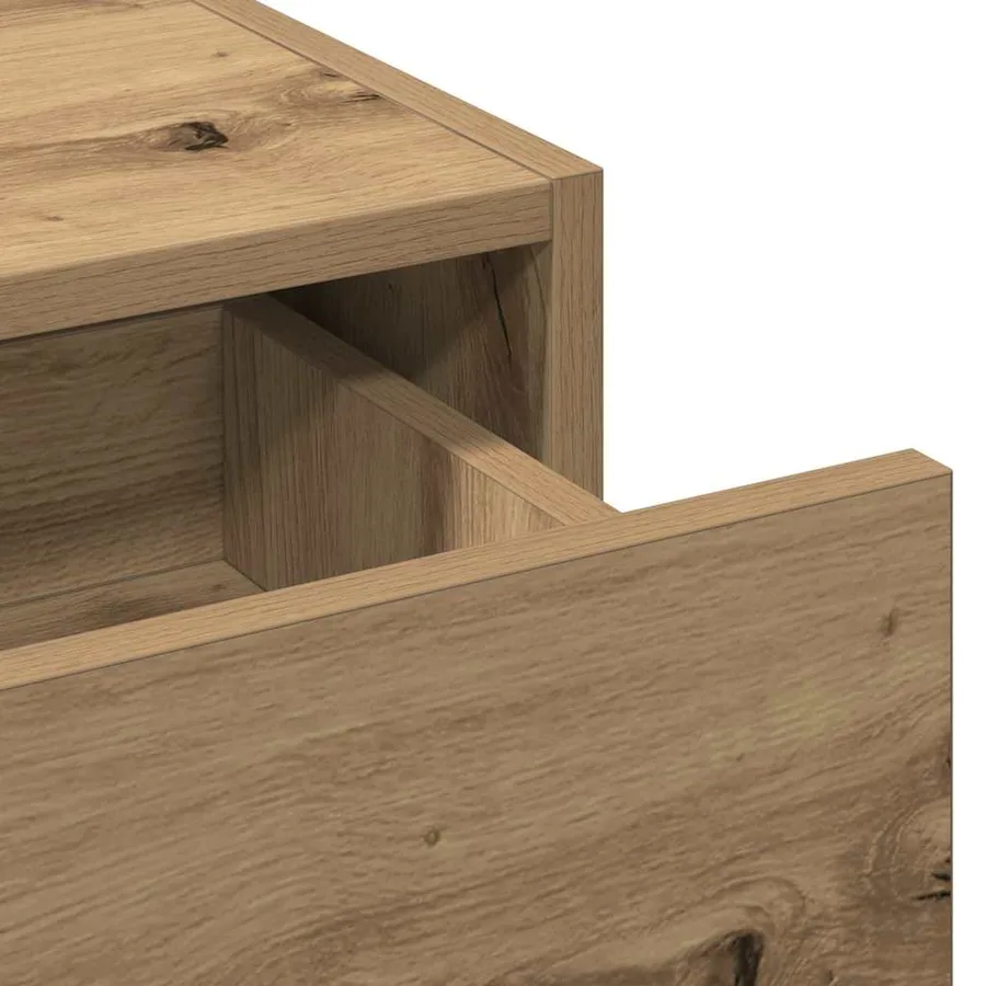 Table de Toilette Marron 100 x 40 x 70 cm Bois d'ingénierie - 9