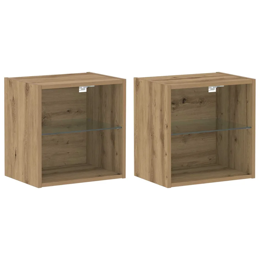 Ensemble meuble TV 8 pcs chêne artisanal Bois d'ingénierie - 6