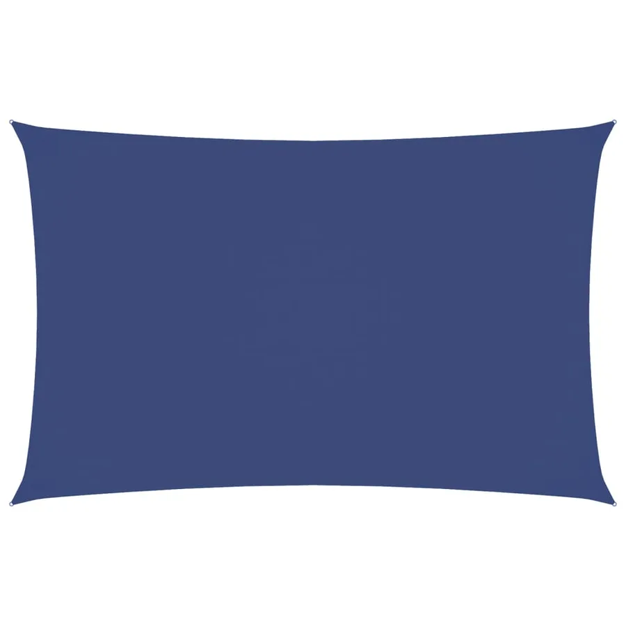 Voile de parasol tissu oxford rectangulaire 2,5x5 m bleu - 2