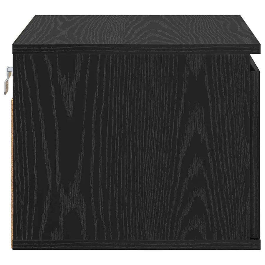 Cabinet de chevet mural 2 pcs Chêne noir 50 x 36 x 30 cm - 10