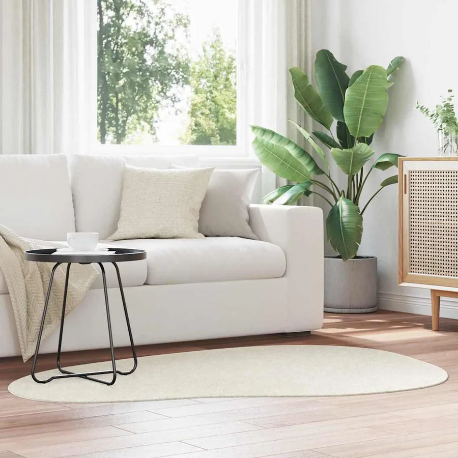 Tapis de surface HUARTE Crème 120 x 170 cm Polyester