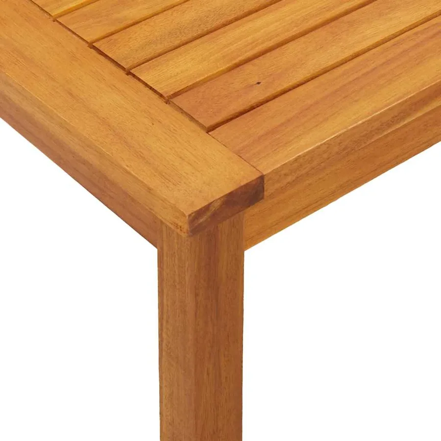 Table basse Huile Naturelle Bois d'Acacia Massif - 9