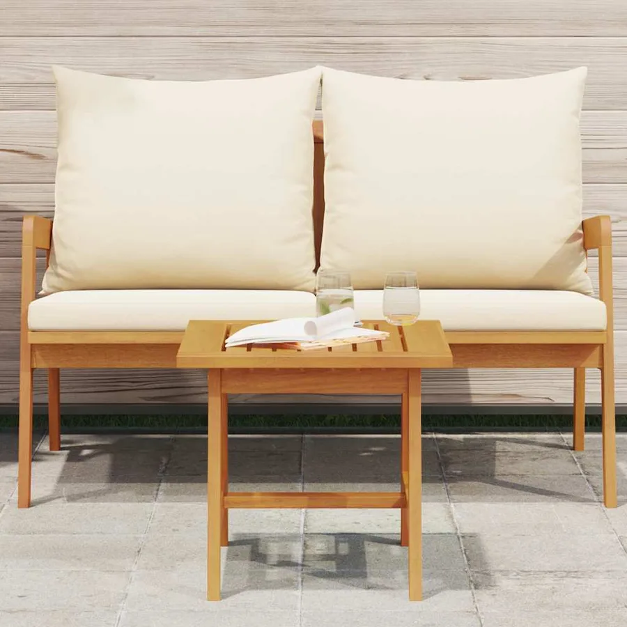 Table d'appoint Huile Naturelle 45 x 45 x 40 cm - 4
