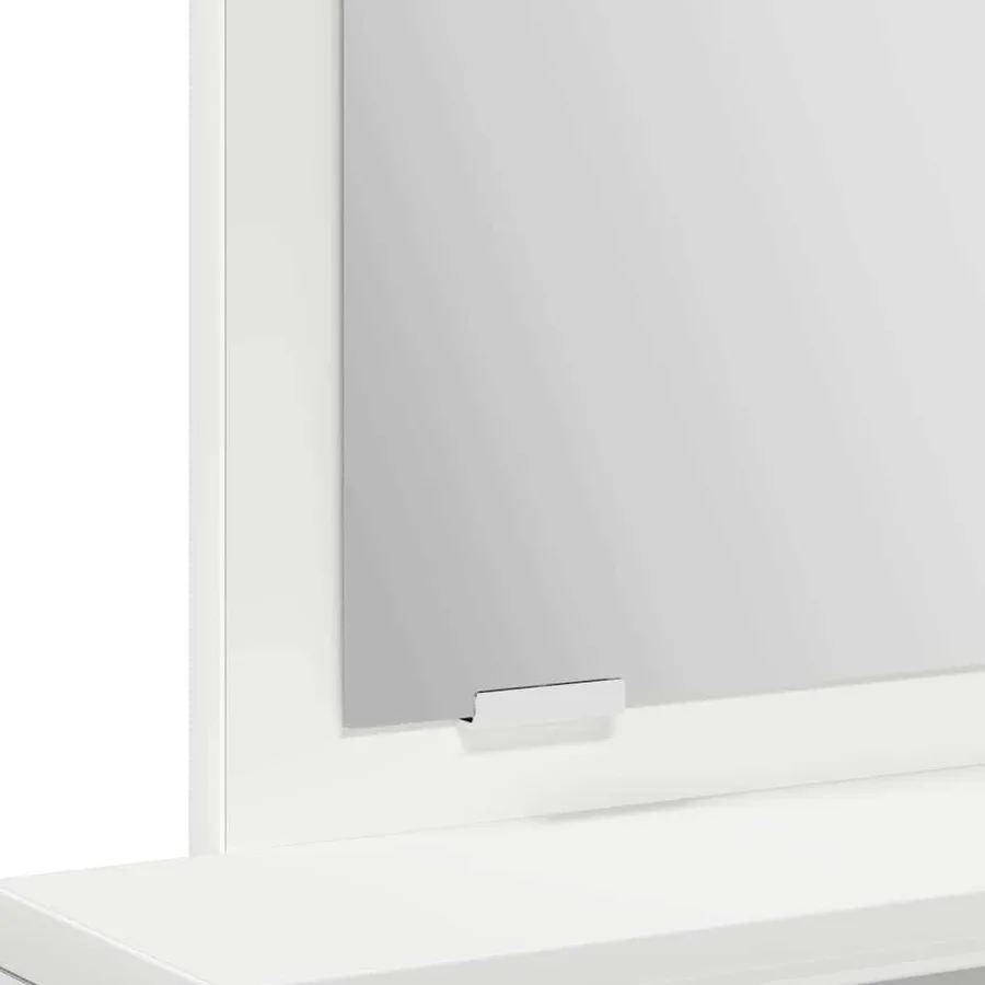 Table de Toilette Blanc 50 x 41 x 140 cm Bois d'ingénierie - 10