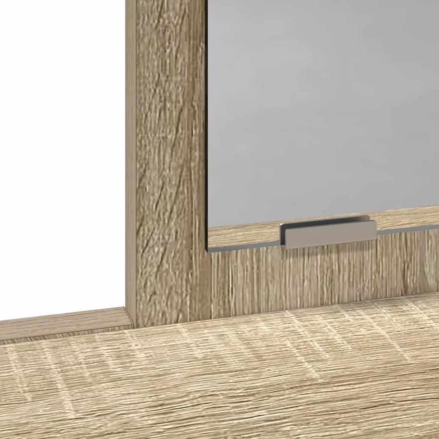 Table de Toilette avec tiroir Chêne Sonoma 79 x 41 x 140 cm - 10