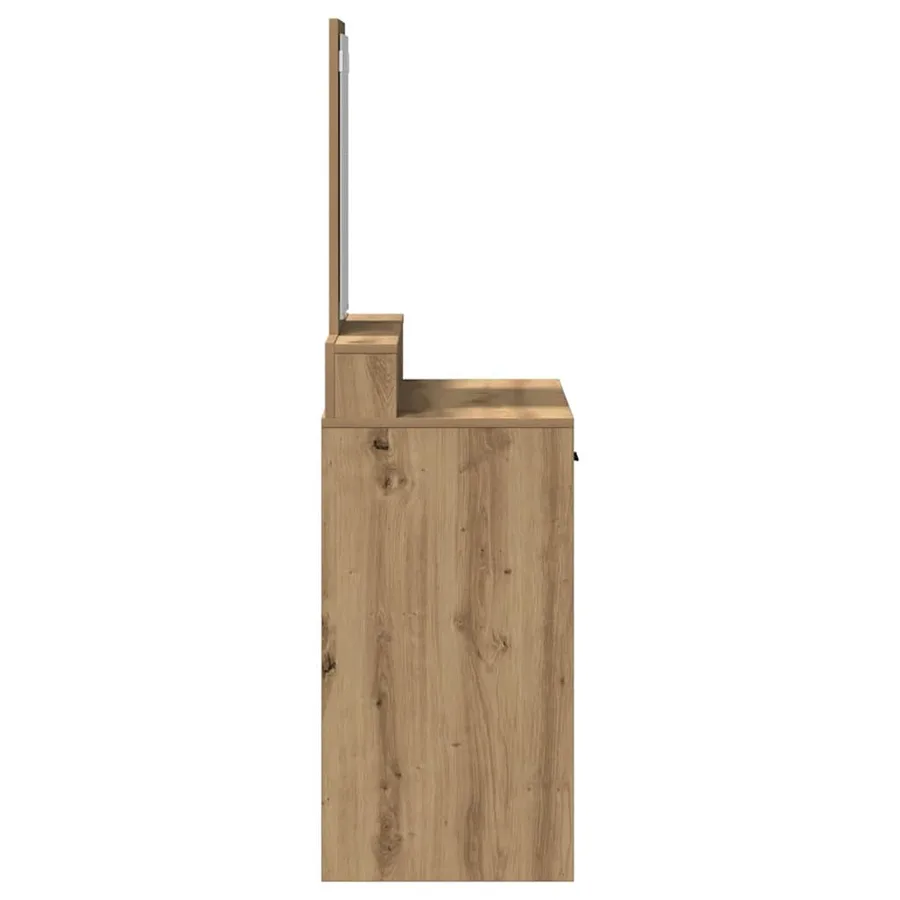 Table de Toilette Chêne artisanal 79 x 41 x 140 cm - 7