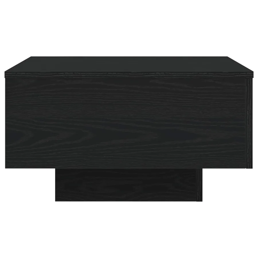 Table basse Chêne noir 55 x 55 x 31 cm Bois d'ingénierie - 6
