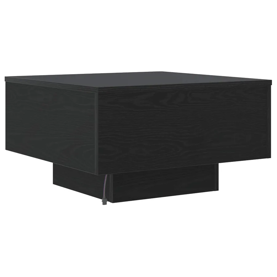 Table basse Chêne noir 55 x 55 x 31 cm Bois d'ingénierie - 8