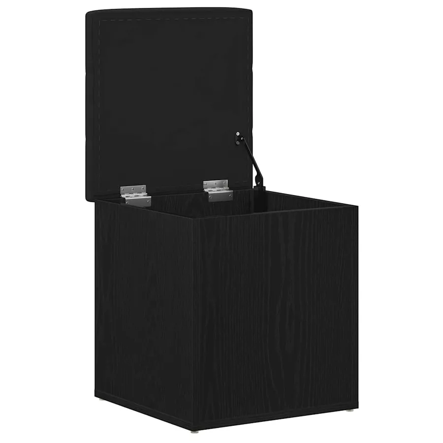 Banc de rangement Chêne noir 42 x 42 x 45 cm Bois d'ingénierie - 5