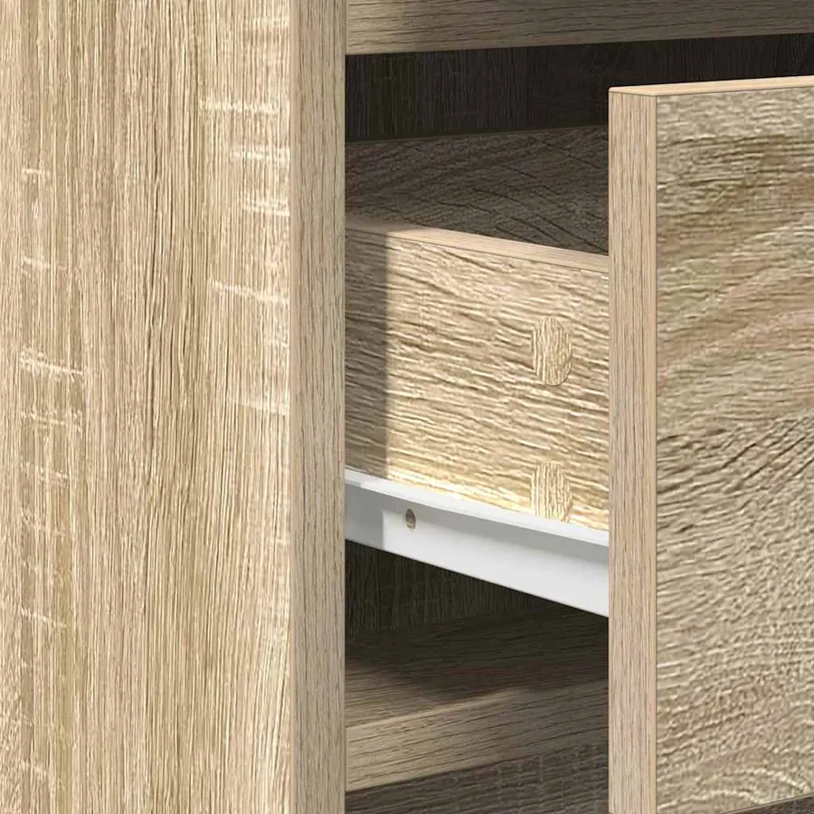 Buffet Chêne sonoma 40 x 41 x 75 cm Bois d'ingénierie - 9