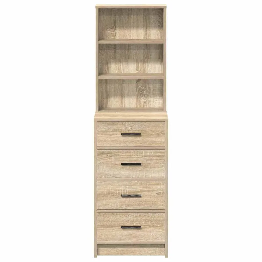 Haut Armoire Chêne sonoma 40 x 41 x 135 cm Bois d'ingénierie - 6