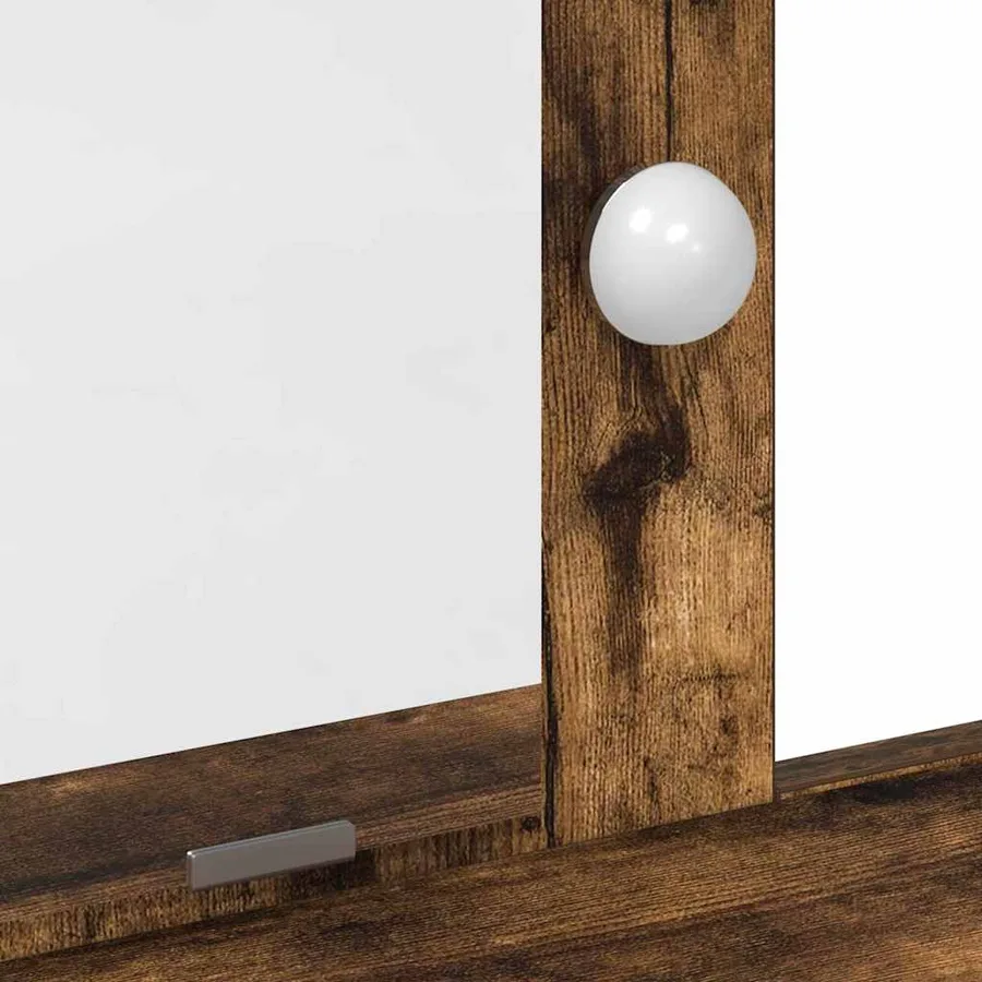 Table de Toilette Marron 79 x 41 x 140 cm Bois d'ingénierie - 9
