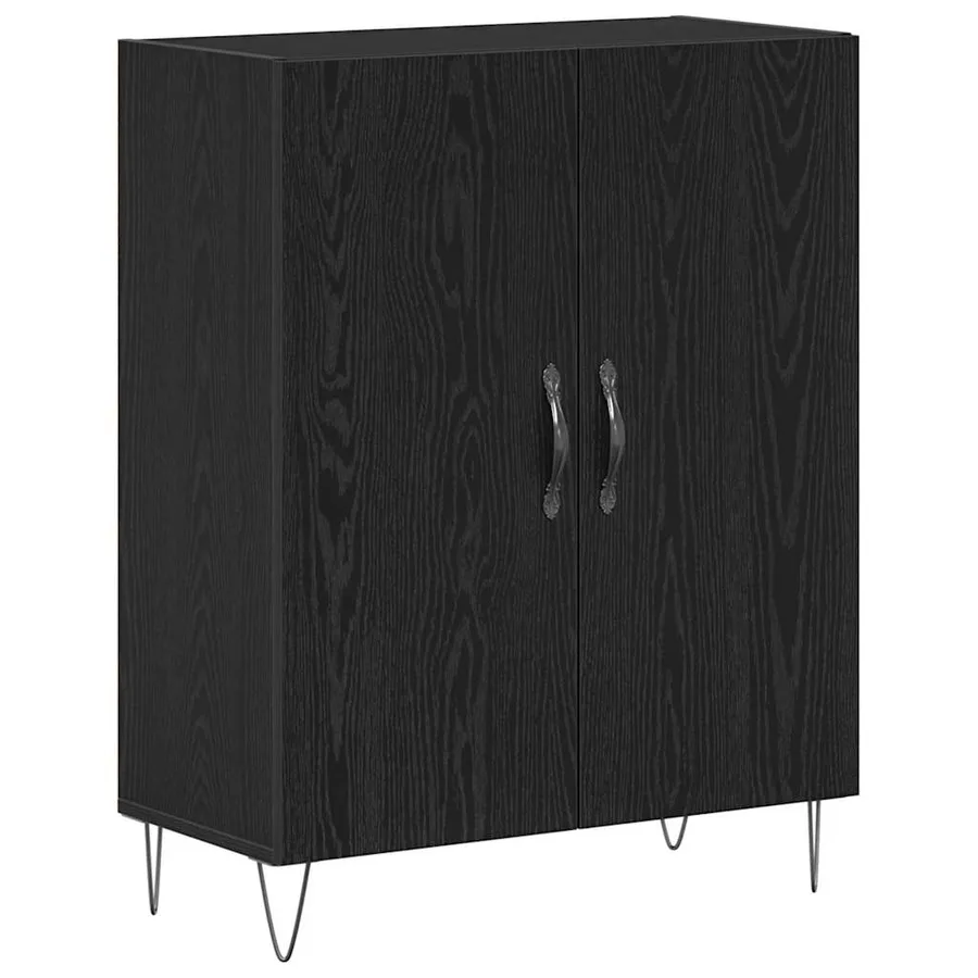 Haut Armoire 2 pcs Chêne noir 69,5 x 34 x 180 cm - 3