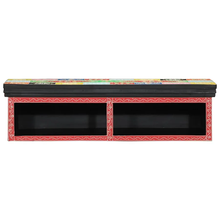 Meuble TV Multicolore 80 x 30 x 22 cm Bois d'ingénierie