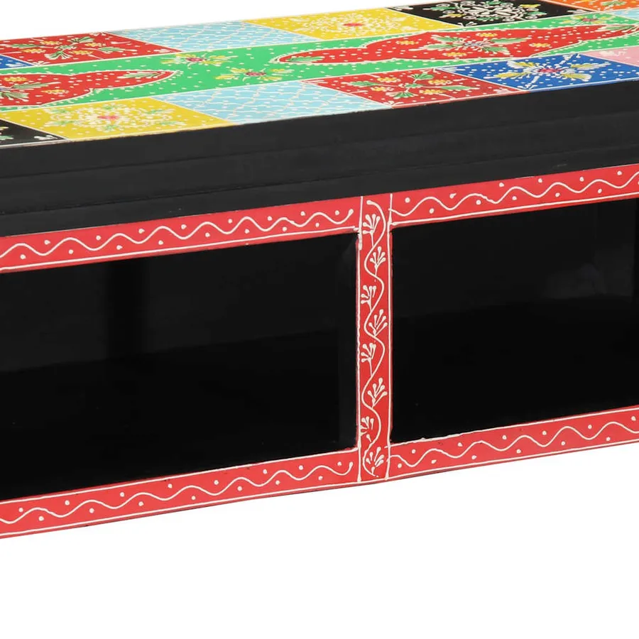 Meuble TV Multicolore 80 x 30 x 22 cm Bois d'ingénierie - 7