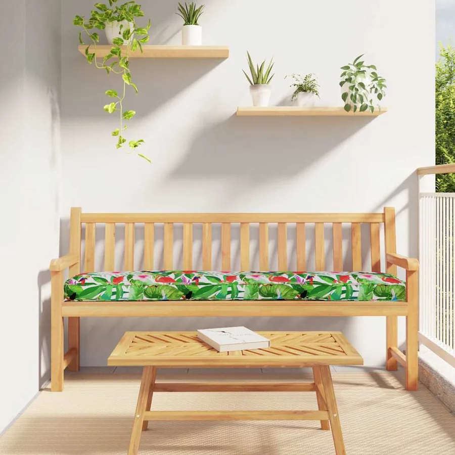 Coussin de palette Floral Jungle tropicale 180 x 40 x 8 cm