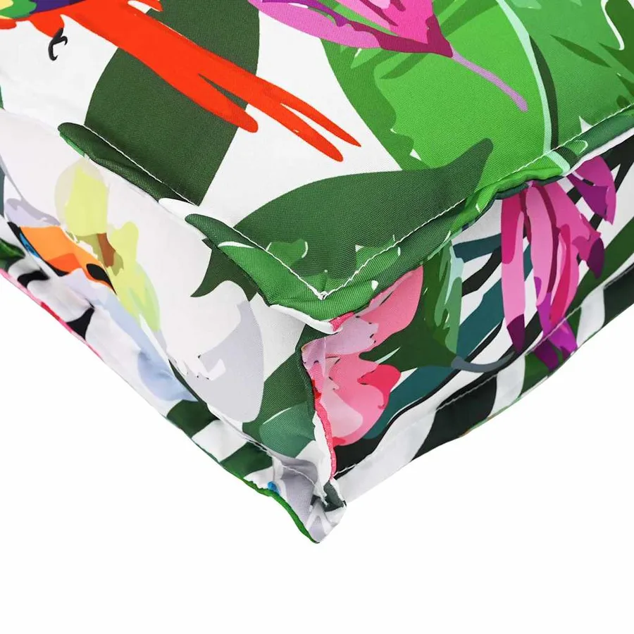 Coussin de palette Floral Jungle tropicale 180 x 40 x 8 cm - 8