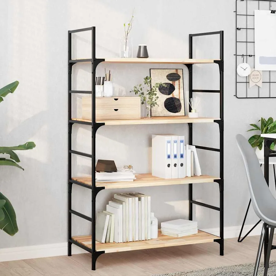 Étagères flottantes 4 pcs 80x40x2 cm acacia massif non traité