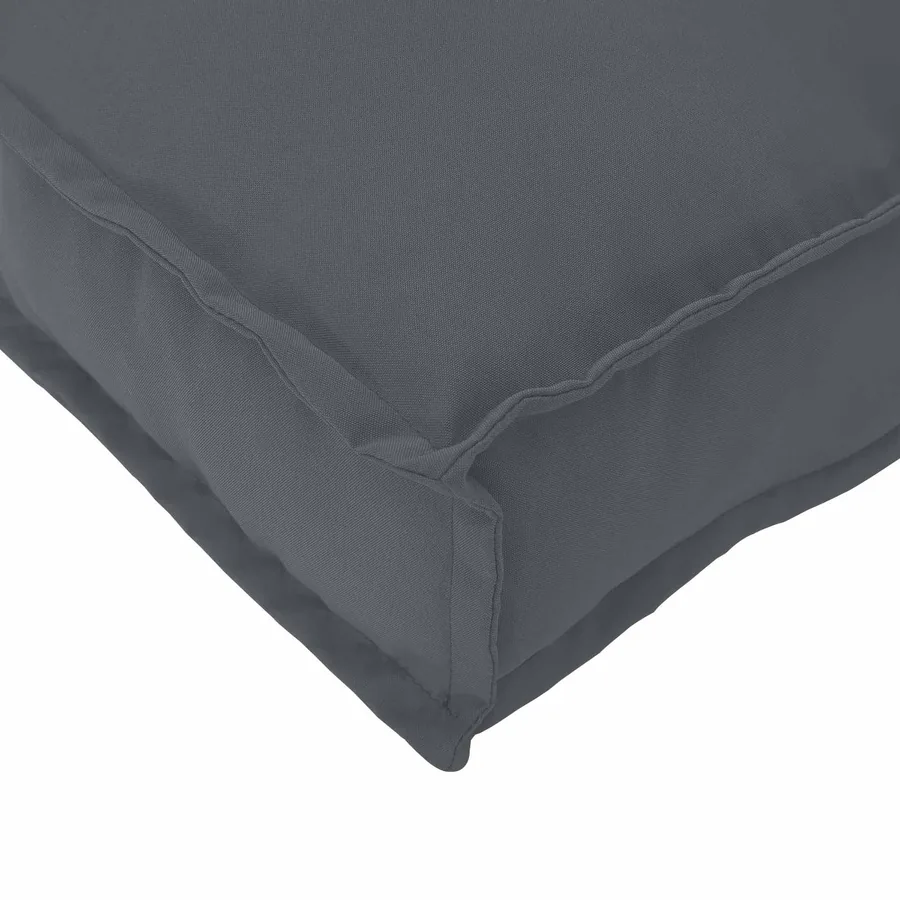 Coussin Anthracite 120 x 40 x 12 cm Tissu Oxford - 5