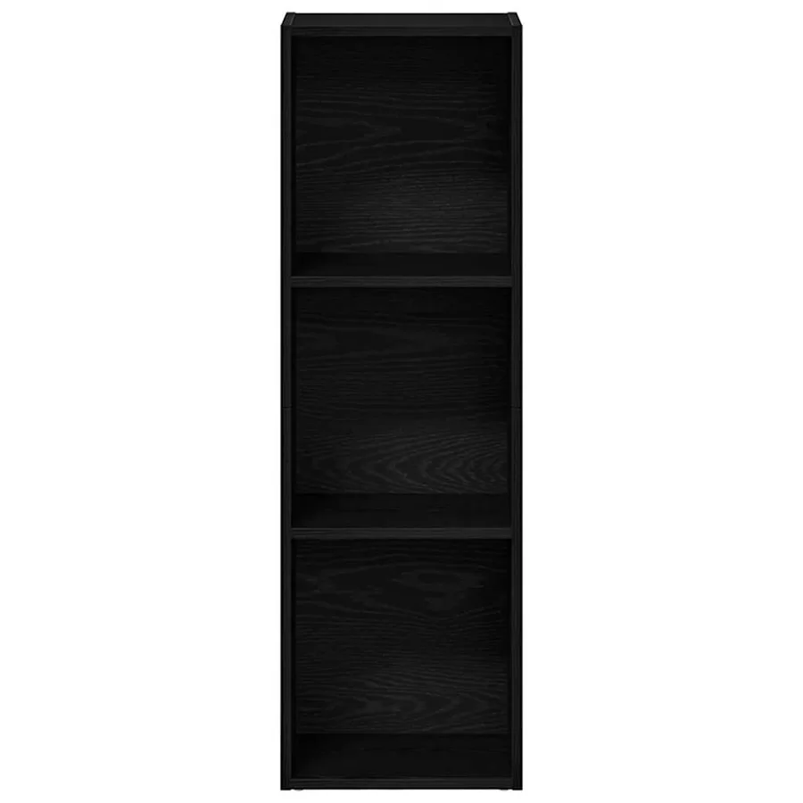 Bibliothèque en chêne noir 36 x 30 x 114 cm bois d'ingénierie - 5