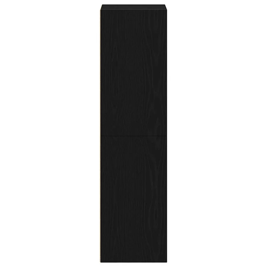 Bibliothèque en chêne noir 36 x 30 x 114 cm bois d'ingénierie - 6