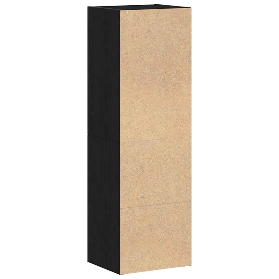 Bibliothèque en chêne noir 36 x 30 x 114 cm bois d'ingénierie - 7