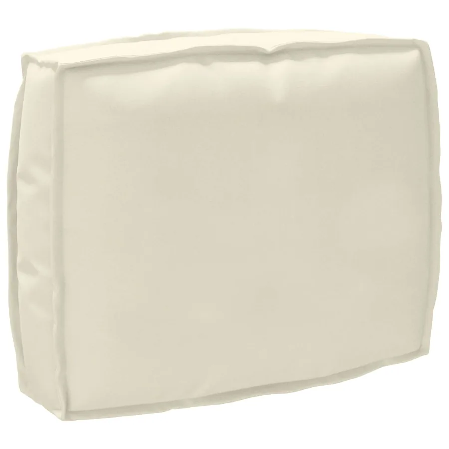 Coussin Crème 50 x 40 x 12 cm Tissu Oxford