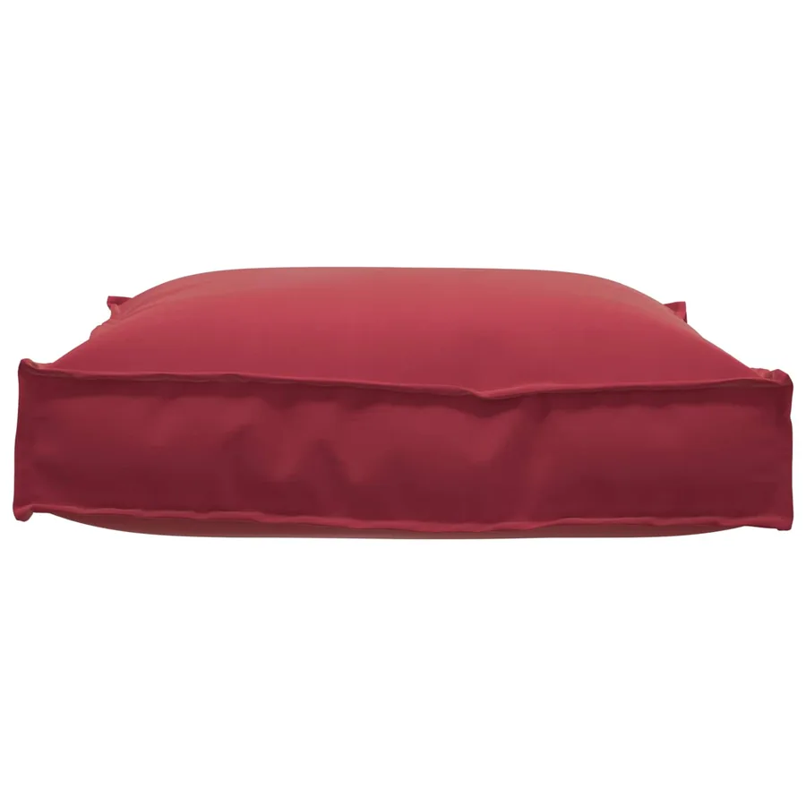 Coussin Bordeaux 70 x 70 x 12 cm Tissu Oxford - 4