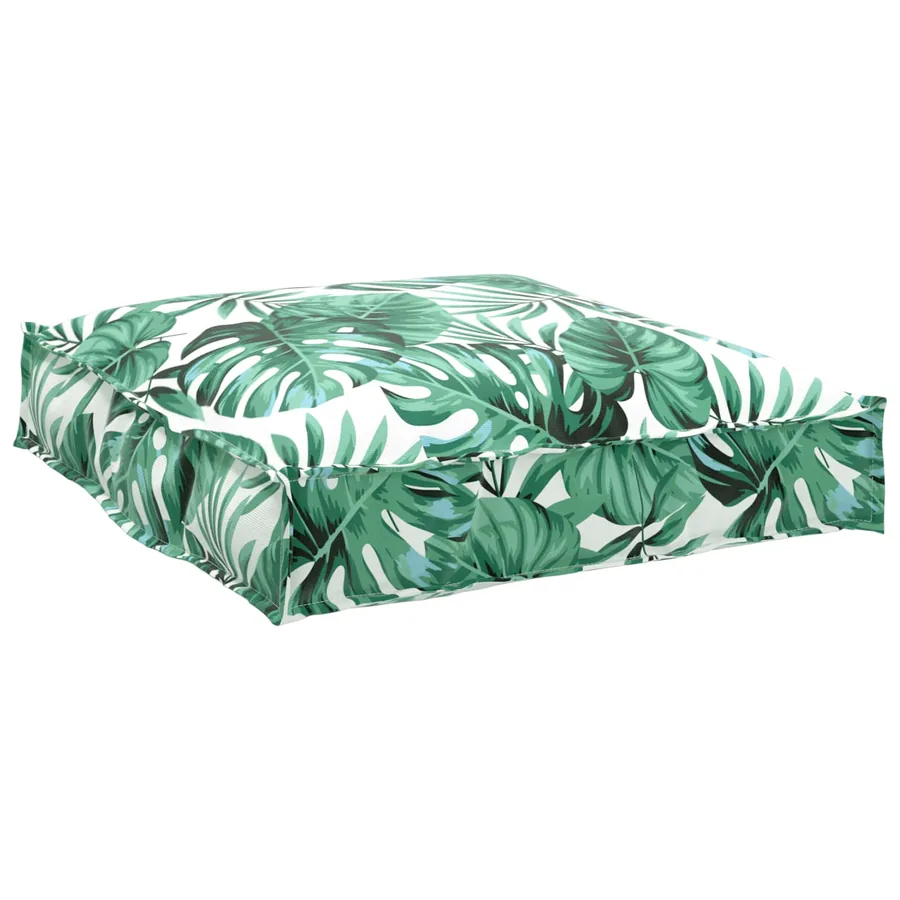 Coussin Feuille Motif feuille 70 x 70 x 12 cm Tissu Oxford