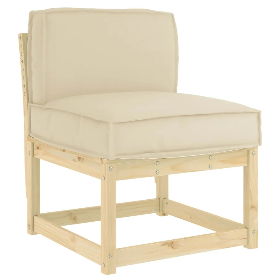 Coussin Beige 60 x 40 x 12 cm Tissu Oxford - 2