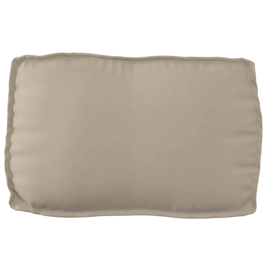 Set de coussins de palette 2 pcs Taupe Tissu Oxford - 5
