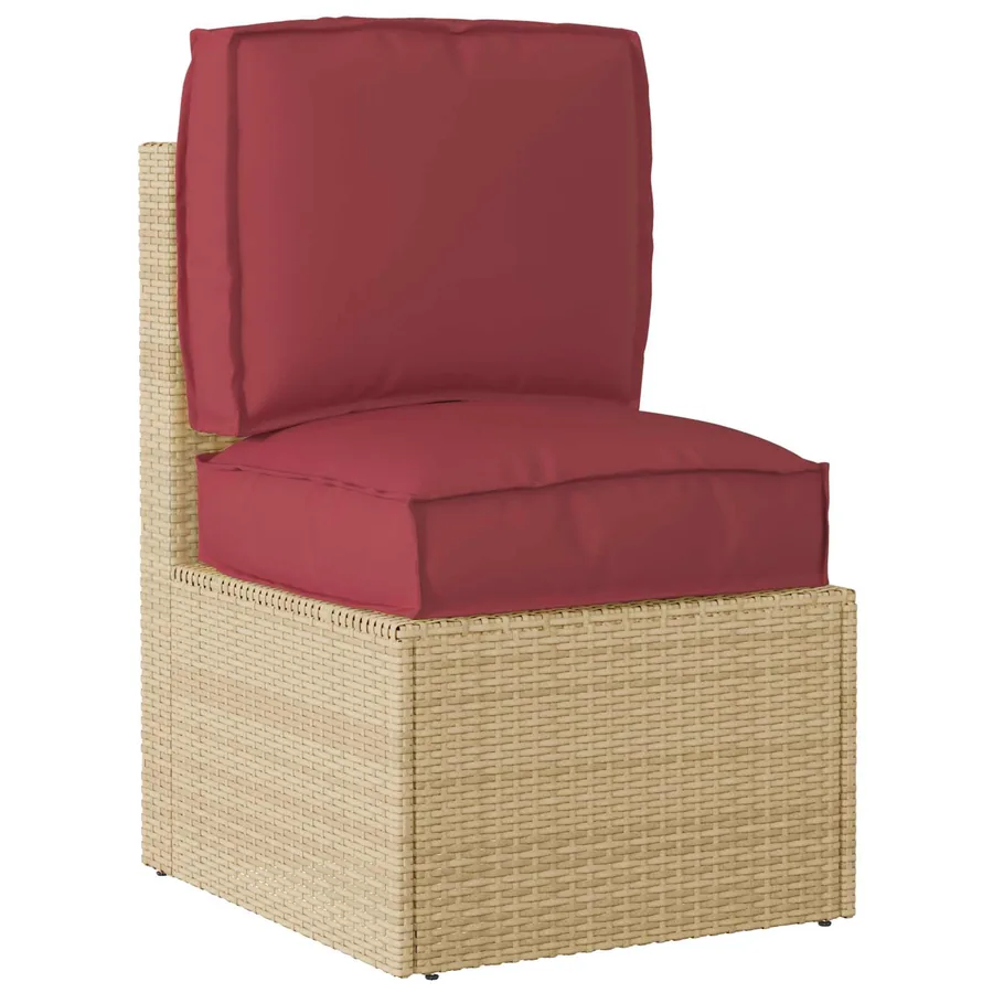 Set de coussins de palette 2 pcs Bordeaux Tissu Oxford - 2