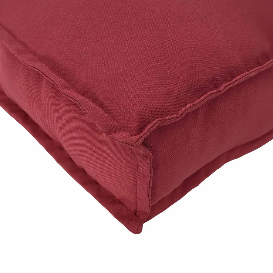 Set de coussins de palette 2 pcs Bordeaux Tissu Oxford - 4