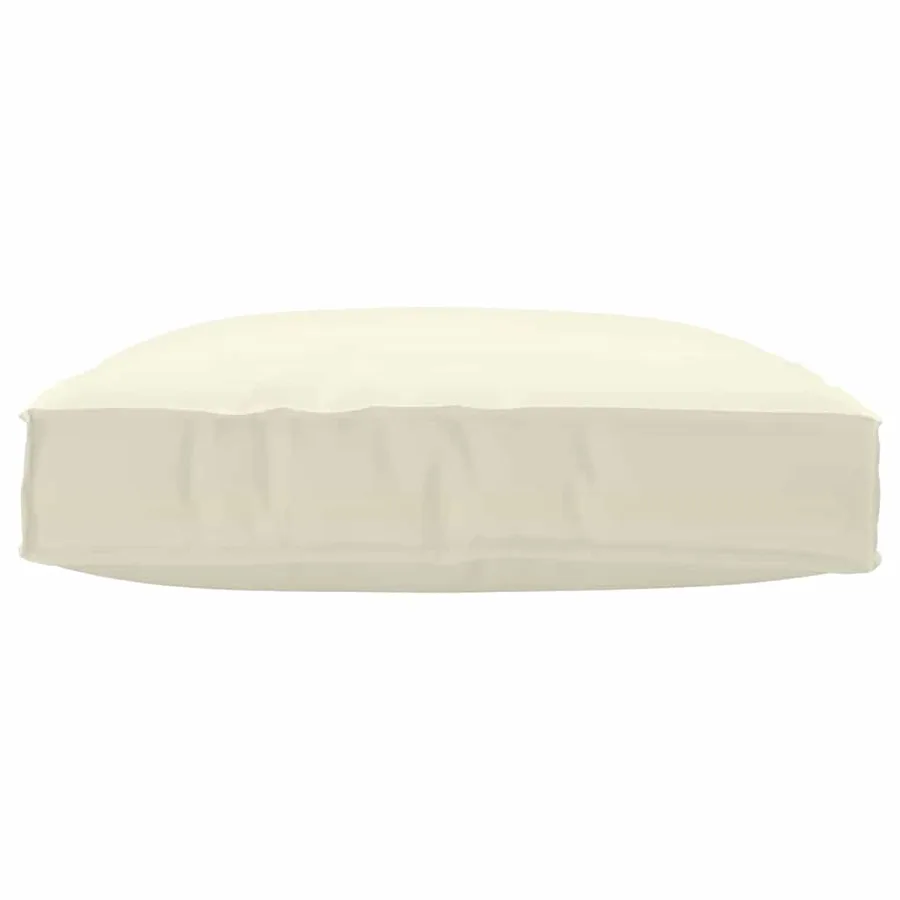 Coussin Crème 80 x 80 x 12 cm Tissu Oxford - 5