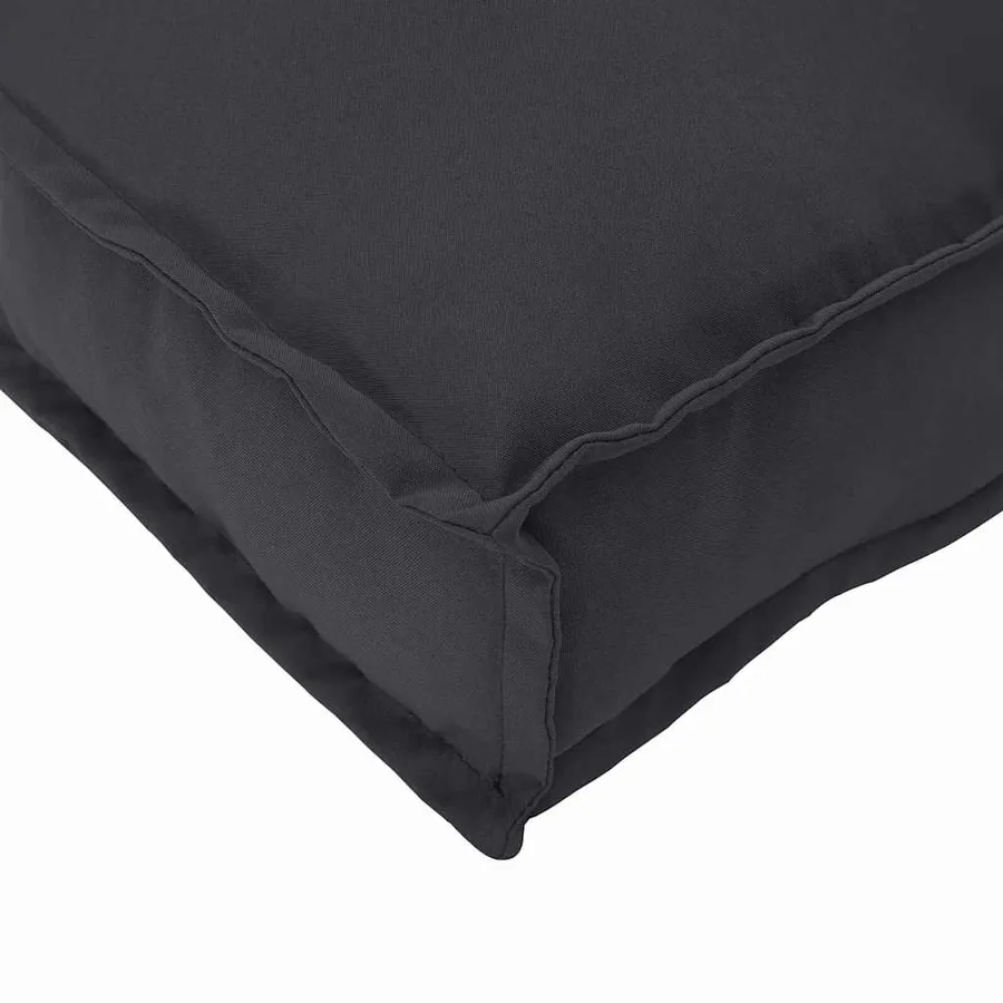 Set de coussins de palette 3 pcs Noir Tissu Oxford - 12