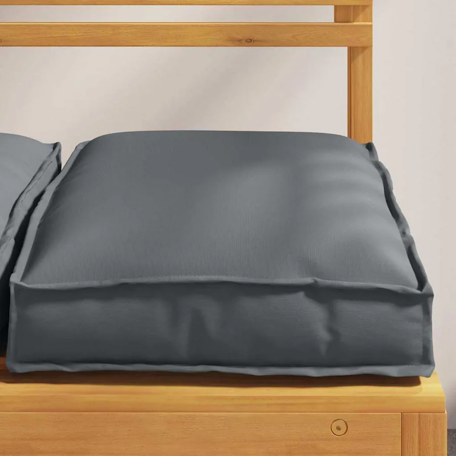 Coussin 2 pcs Anthracite 40 x 40 x 8 cm Tissu Oxford