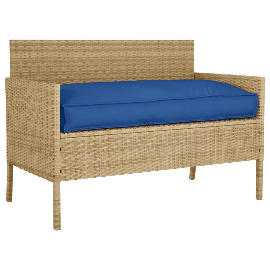 Coussin Bleu royal 120 x 60 x 12 cm Tissu Oxford - 2