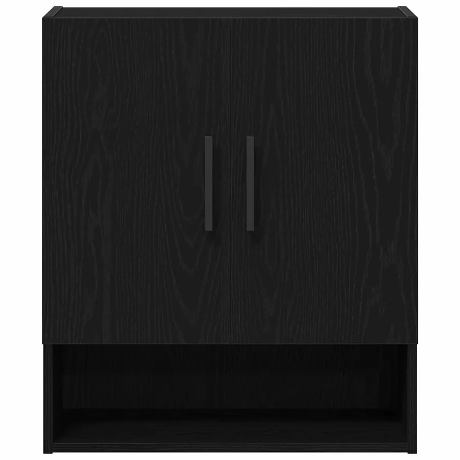 Meuble mural Chêne noir 60 x 31 x 70 cm Bois d'ingénierie - 7