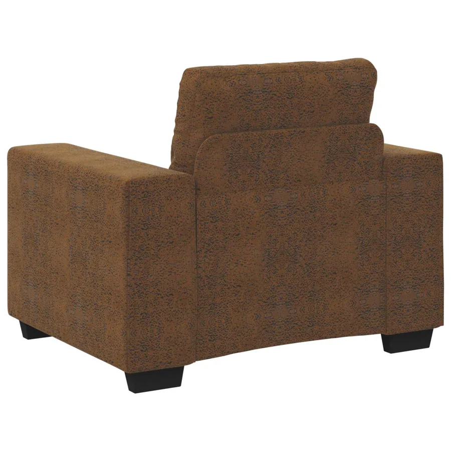 Canapé 3 pcs Marron 221 x 80 x 80 cm Tissu en lin mélangé - 7