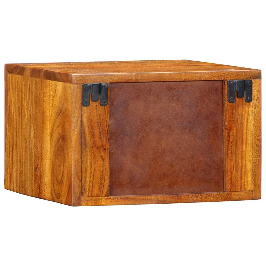 Cabinet de chevet avec tiroir Marron 35 x 30 x 22 cm - 7